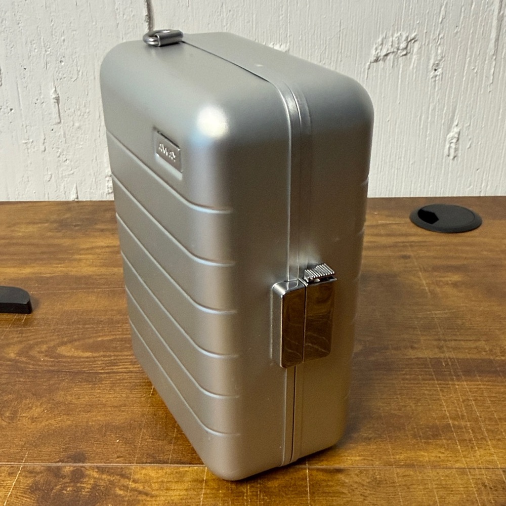 Mini Away Silver Hard Shell Toiletry Case - image 2